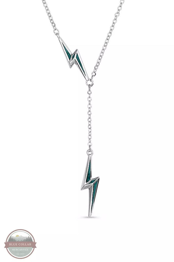 Montana Silversmiths NC5691 Electrifying Lightning Bolt Necklace Front View
