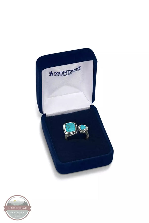 Montana Silversmiths RG5776 Split Decision Turquoise Ring Box View
