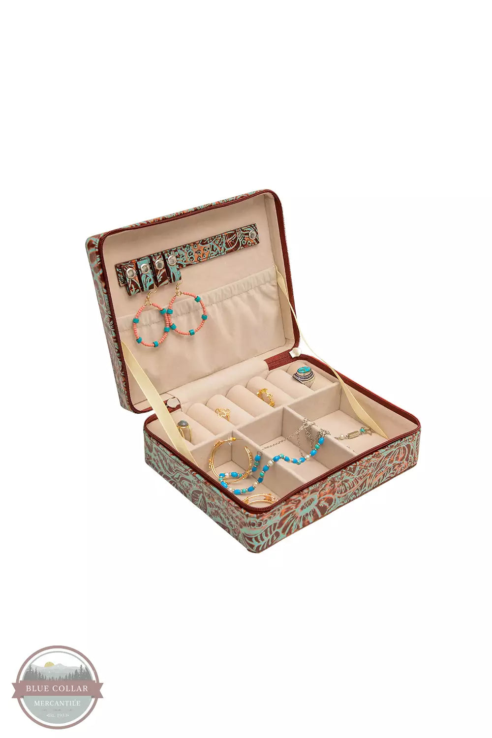 Myra Bag S-6959 Kash Jewelry Box Inside View with Jewelry