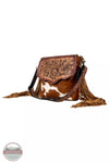 Myra Bag S-7322 Roswell Way Fringed Hand-Tooled Bag Profile View