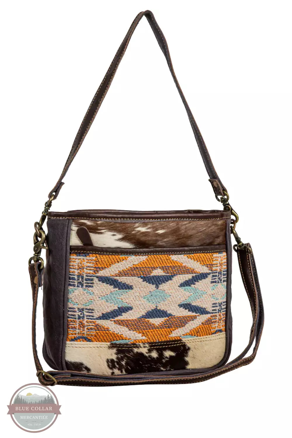 Myra Bag S-7398 Sun Serape Small Crossbody Shoulder Bag Profile View