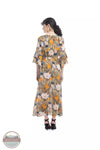 Myra Bag S-7856 Aubrey Blossom Dress in Tan Floral Print Back View