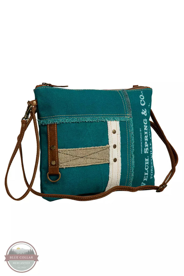 Myra Bag S-7907 Countryside Connections Patchwork Small Crossbody Bag Profile View