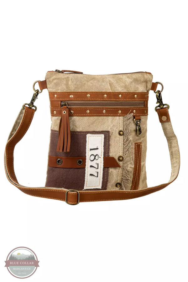 Myra Bag S-7958 Yesteryear Vintage Style Small Crossbody Bag Front View