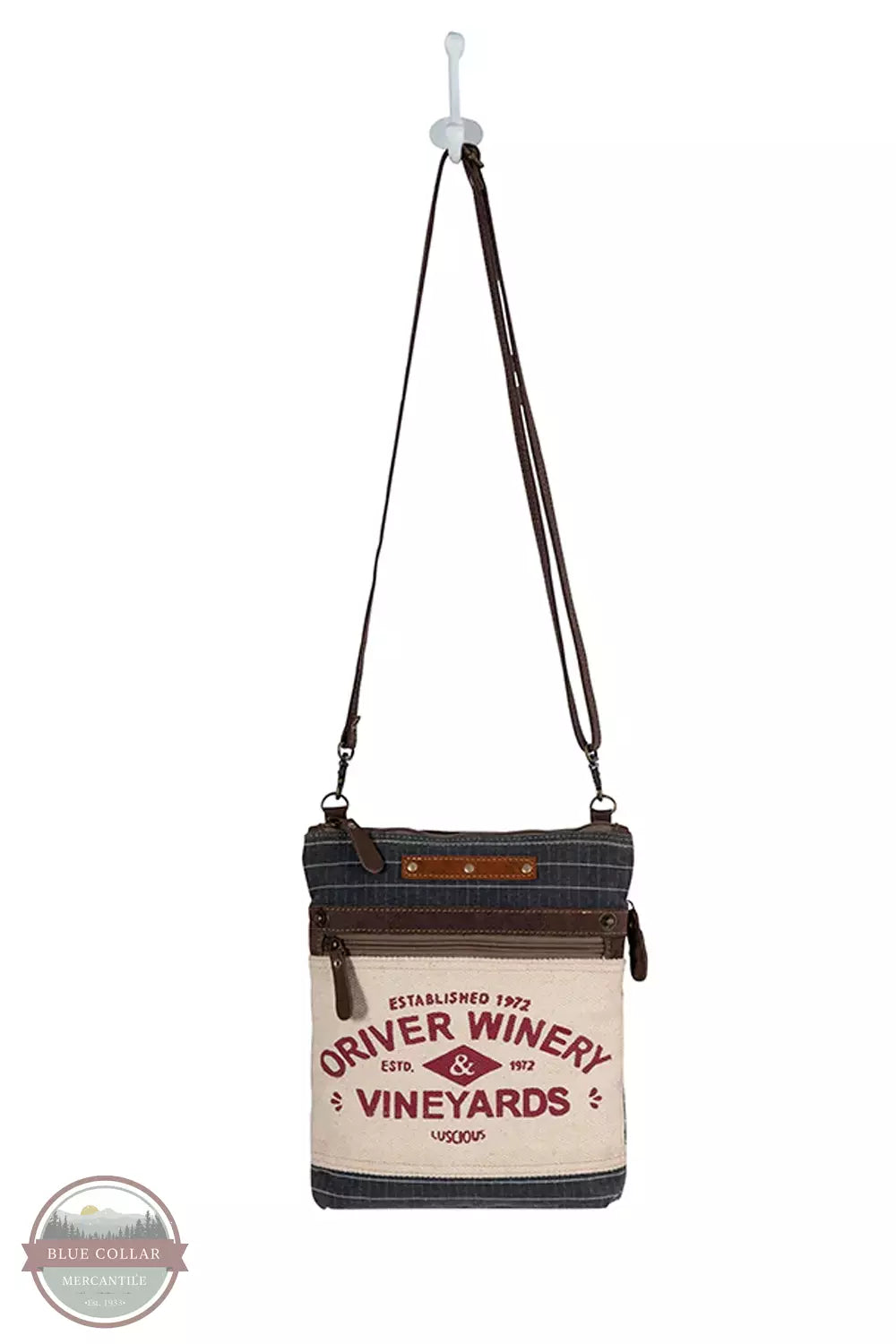 Myra Bag S-8401 Oriver Winery Small Crossbody Bag Front View
