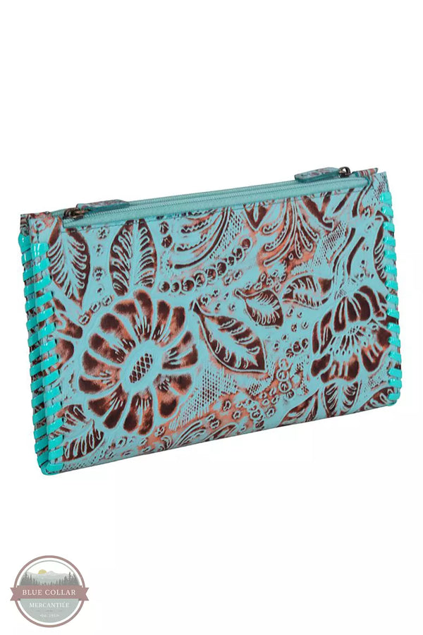 Myra Bag S-8494 Delilah Creek Hand-Tooled Stitched Wallet Profile View