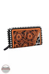 Myra Bag S-8698 Pecos Plains Stitched Hand-Tooled Wallet Front View