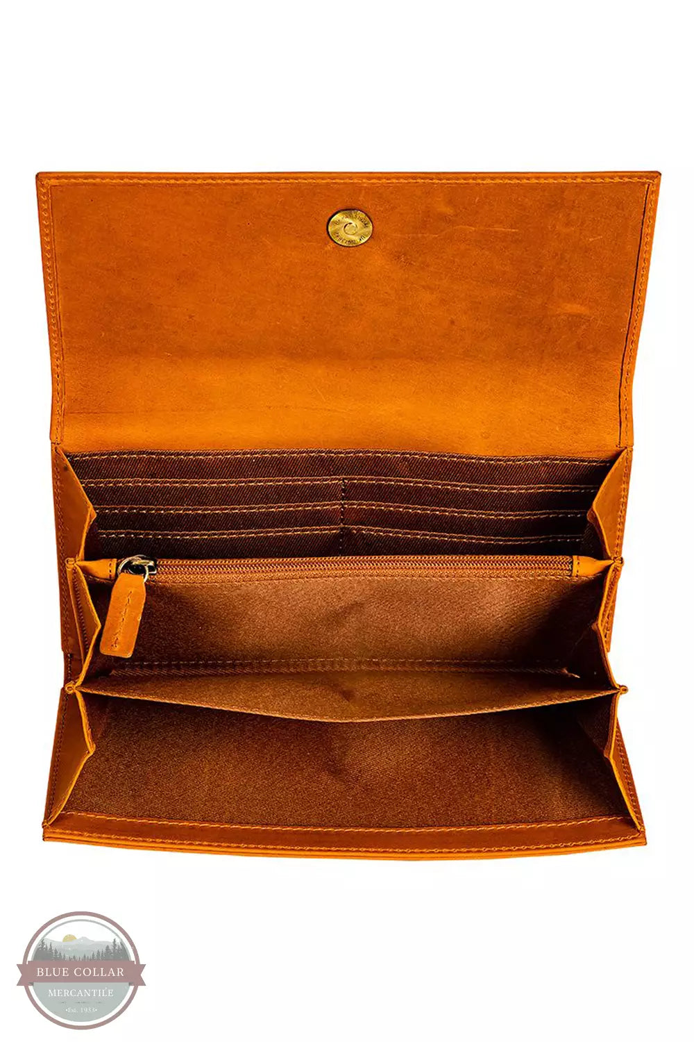 Myra Bag S-9323 Winsome Trail Hand-Tooled Wallet Inside View