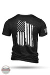Nine Line AMERICA-TSTRI America Tri-Blend Short Sleeve T-Shirt Charcoal Black Back View