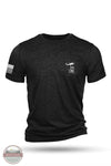 Nine Line OATH-TSTRI The Oath Tri-Blend Short Sleeve T-Shirt Charcoal Black Front View