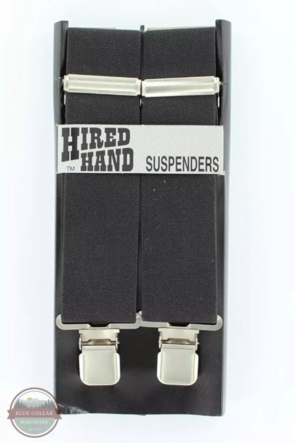 Nocona N8510 Hired Hand 48" Suspenders Black Package View