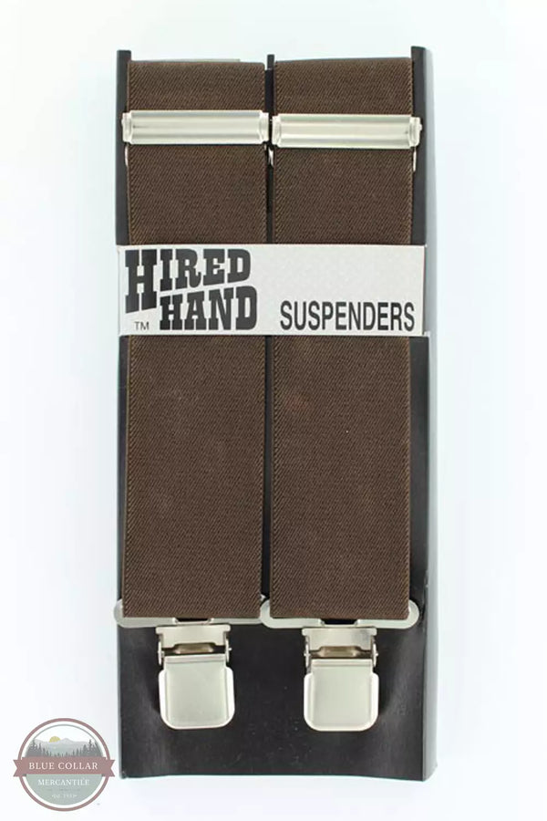 Nocona N8510 Hired Hand 48" Suspenders Brown Package View
