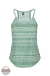 North River NRL1372 Knit Halter Top Granite Green Front View. This item is available in multiple colors.