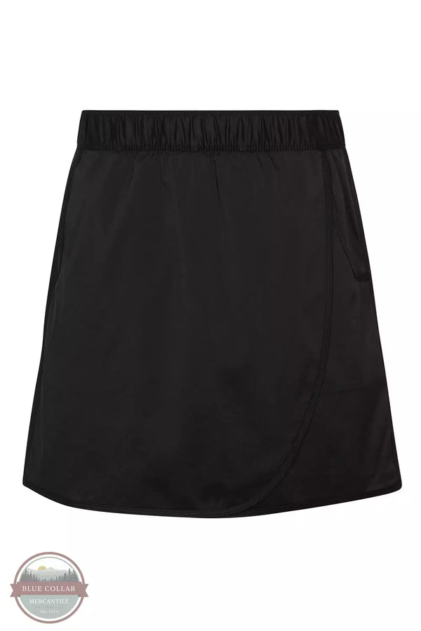 North River NRL7056 Black Stretch Skort Front View