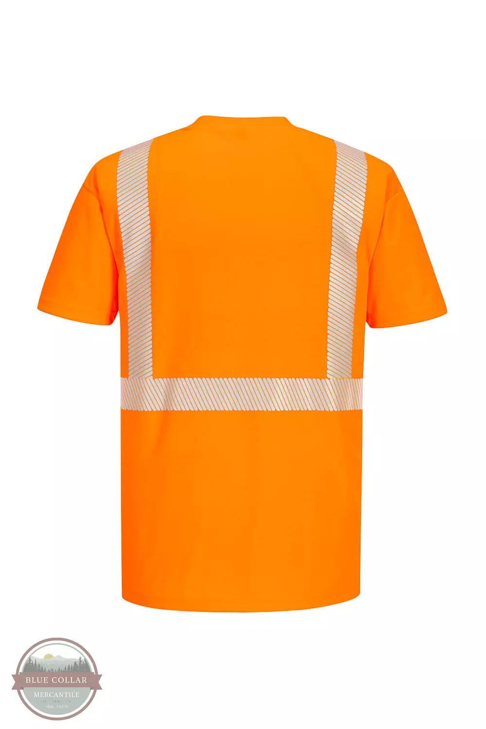 Portwest S194OR Hi-Vis Orange Segmented Tape T-Shirt Back View