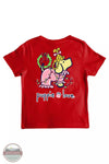 Puppie Love SPL1410 Christmas PJs Pup T-Shirt in Red Back View