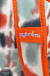 Puppie Love SPLA255 Orange Tie Dye Backpack Detail View