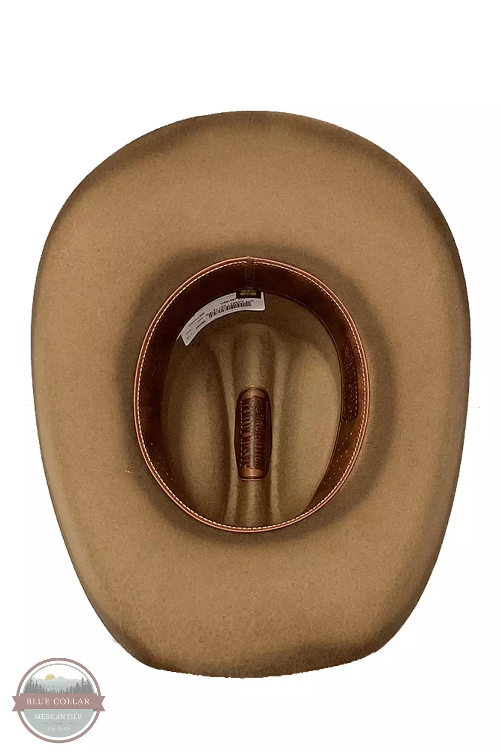 Resistol RWDRTR-JA41 Dirt Road Felt Hat Underside View