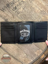 Rogers-Whitley 3091JD BLK Jack Daniels Tri-fold Wallet in Black Inside View