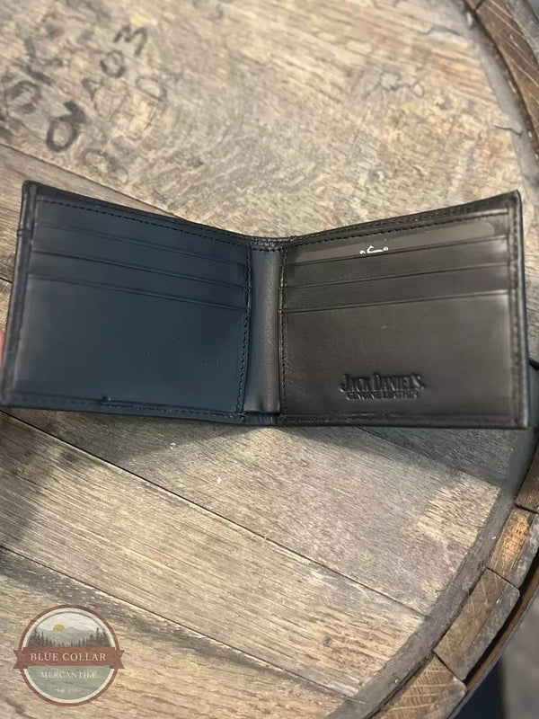 Rogers-Whitley 4091JD BLK Jack Daniels BillFold Wallet in Black Inside View