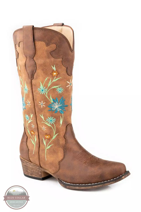 Roper 09-021-1566-3397 TA Riley Blossom Western Boots Profile View