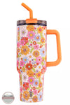 Simply Southern 0223-TUMBLER40 Tumbler Multifloral Front View