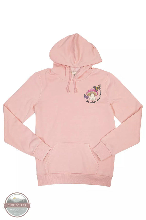 Simply Southern HD-GRACE-PEACH Grow With Grace Hoodie in Peach Front View