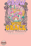 Simply Southern HD-GRACE-PEACH Grow With Grace Hoodie in Peach Graphic View