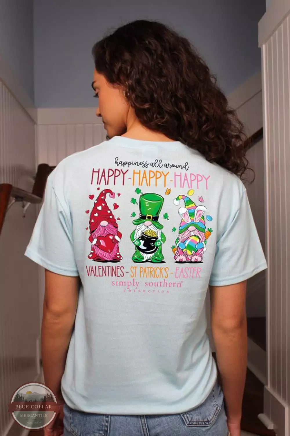 Simply Southern SS-HAPPY-ICE Happiness All Around Short Sleeve T-Shirt Life View