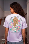 Simply Southern SS-PREFER-ASTER Prefer Dogs T-Shirt Life View