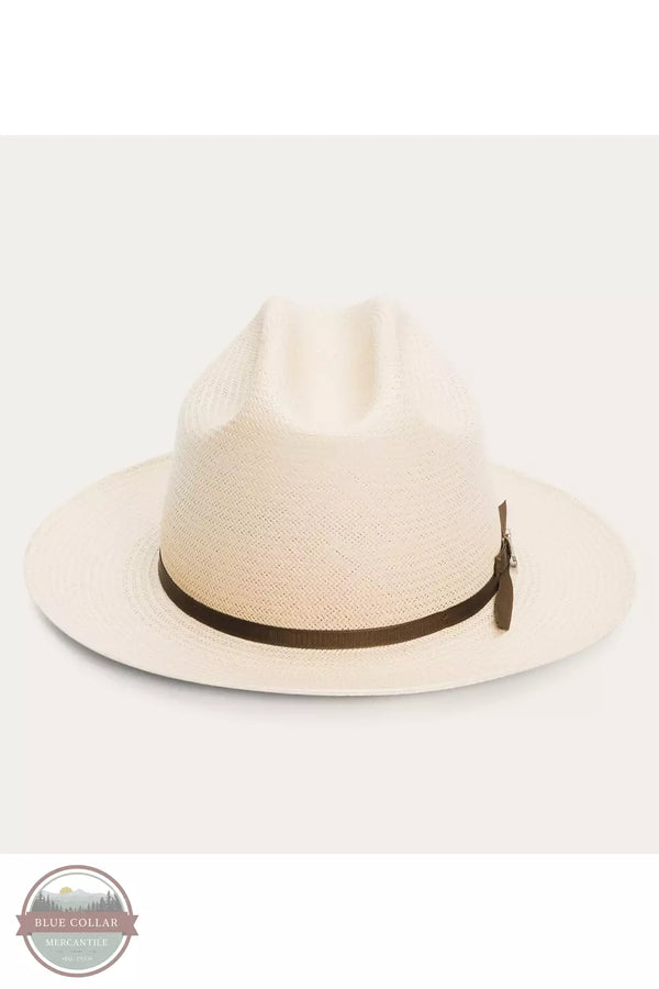 Stetson TSOPRDS0526-61-66 Open Road Western Straw Hat in Silver Belly Front View