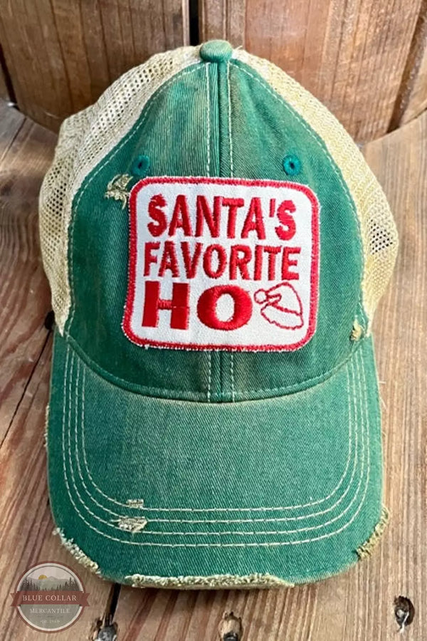 The Goat Stock Santa's Favorite Ho Cap Front View
