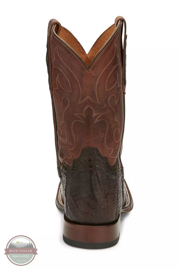 Tony Lama TL5259 Canyon Caiman Belly Tail 11" Pullon Western Boot Heel View