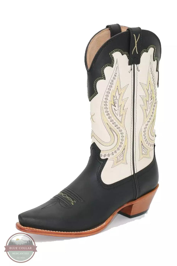 Twisted X WSO0028 12" Steppin' Out Western Boot in Antique Black & Bone Profile View