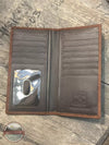 Twisted X XRC-1010 Leather Flag Rodeo Wallet Inside View