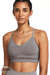 Under Armour 1357719-294 Seamless Low Long Sports Bra Small Front View