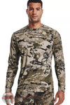 Under Armour 1361308 Iso-Chill Brush Line Long Sleeve T-Shirt Barren Camo Front View