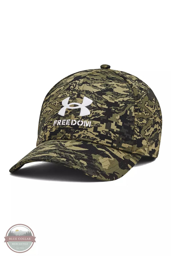 Under Armour 1362236 Freedom Blitzing Cap Green Front View