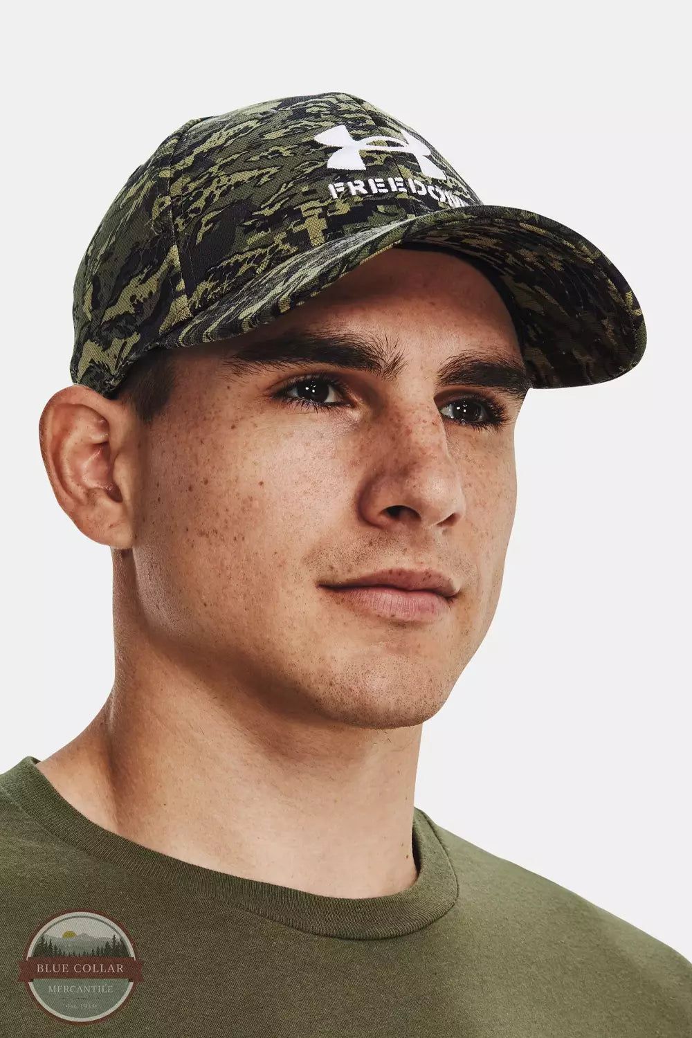 Under Armour 1362236 Freedom Blitzing Cap Green Life View