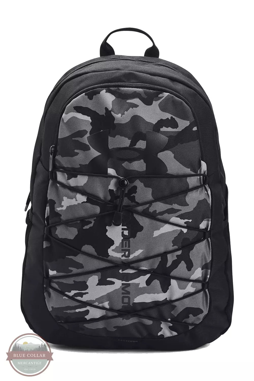 Under Armour 1364181 Hustle Sport Backpack Black Front View