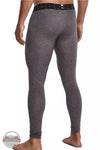 Under Armour 1366075-020 ColdGear Leggings in Charcoal Light Heather / Black Back View
