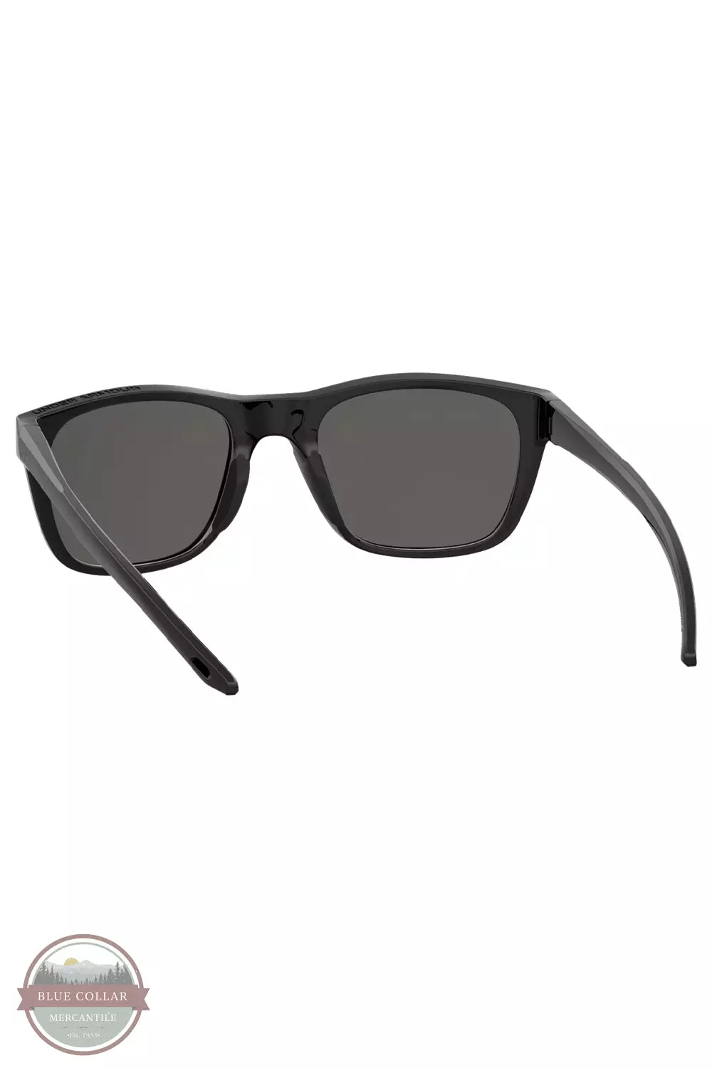 Under Armour 1368126-002 Raid Sunglasses in Shiny Black / Dark Ruthenium Inside View