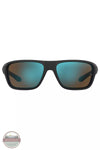 Under Armour 1368134-883 Battle Outdoor Sunglasses in Matte Black / Blue Green Front View