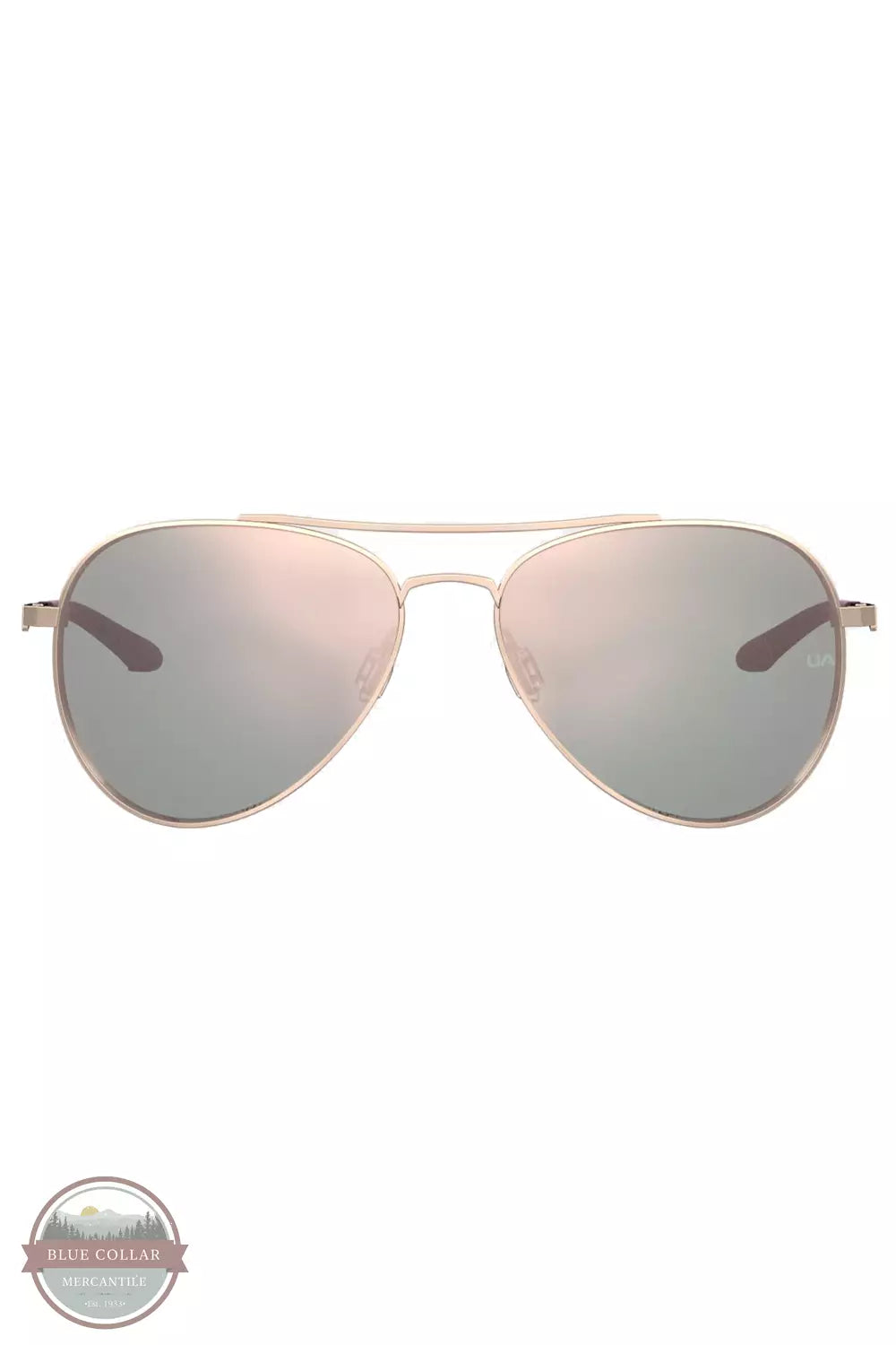 Under Armour 1368758-900 Instinct Mirror Sunglasses in Rose Gold Front View