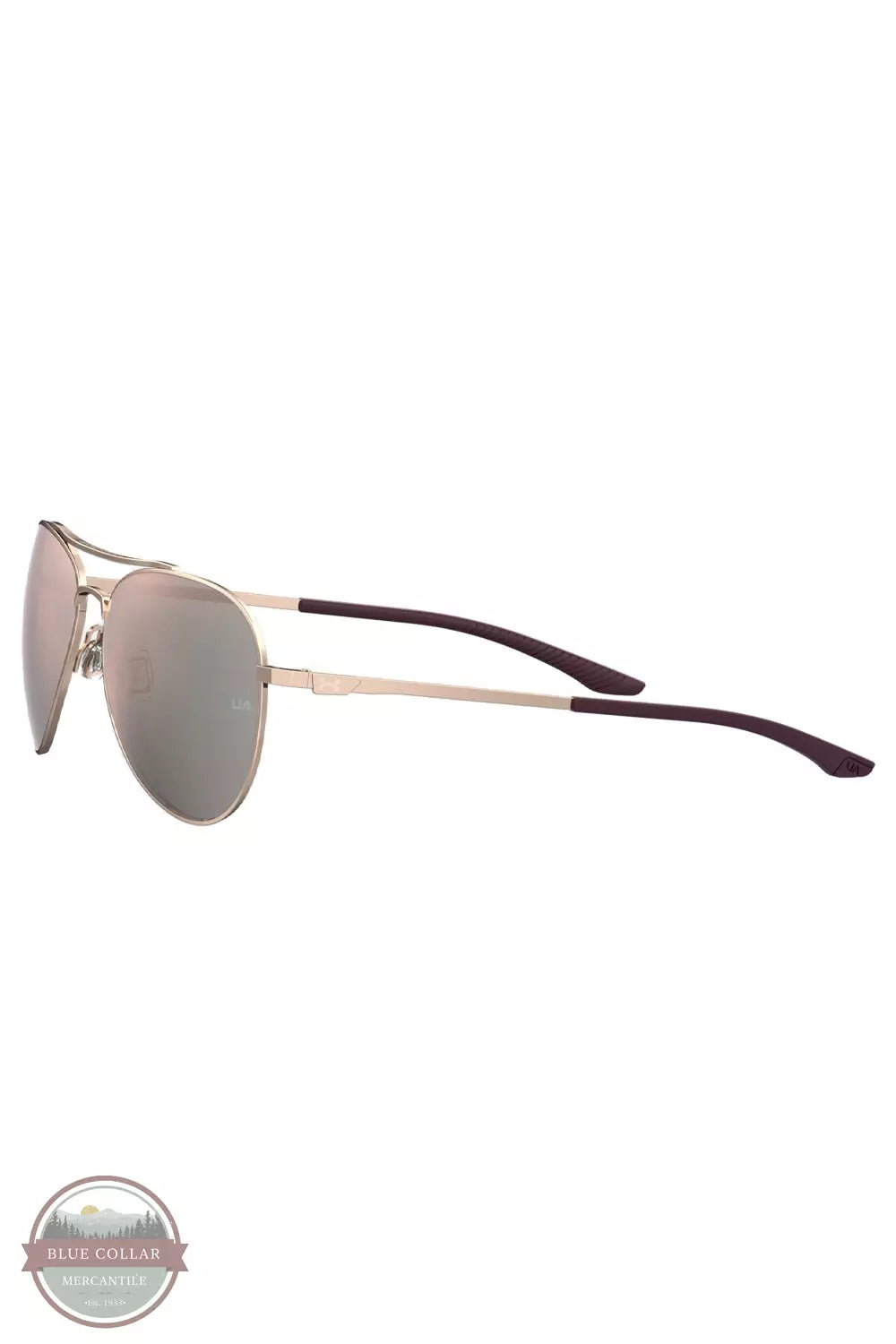 Under Armour 1368758-900 Instinct Mirror Sunglasses in Rose Gold Side View