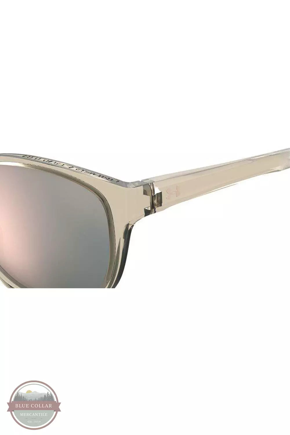 Under Armour 1369314-233 Breathe Sunglasses in Gray / Rose Gold Detail View