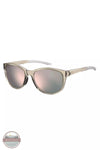 Under Armour 1369314-233 Breathe Sunglasses in Gray / Rose Gold Profile View