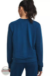 Under Armour 1369856-426 Rival Terry Crew Sweatshirt in Varsity Blue/White Back View
