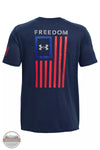 Under Armour 1370810&nbsp;Men's UA Freedom Flag T-Shirt Academy Royal Back View