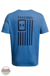 Under Armour 1370810&nbsp;Men's UA Freedom Flag T-Shirt Viral Blue Midnight Navy Back View
